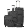Travelite Cubis - 4-Rollen-Trolley Set 5tlg. (anthracite)