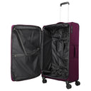 Travelite Cubis - 4-Rollen-Trolley 83 cm erw. (berry) - Ansicht 5
