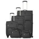 Travelite Cubis - 4-Rollen-Trolley Set 5tlg. (anthracite) - Ansicht 2