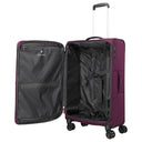 Travelite Cubis - 4-Rollen-Trolley 72 cm erw. (berry) - Ansicht 4
