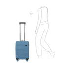 Brics BY Ulisse - 4-Rollen-Kabinentrolley 55 cm (grey blue) - Ansicht 8