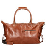 Buckle & Seam Linwood Weekender - Reisetasche 50 cm Leder (cognac/dots)
