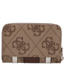 Guess Laurel ll SLG Medium Zip - Geldbörse 4cc 14 cm (latte logo/brown) - Ansicht 4