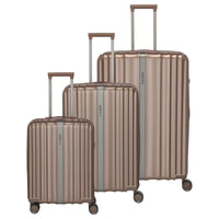 Travelite Paros - 4-Rollen-Trolley Set 3tlg. (cappuccino) - Ansicht 2