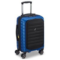 Delsey Paris Shadow 5.0 - 4-Rollen-Kabinentrolley mit Vordertasche S 55 cm erw. USB (blau) - Ansicht 2