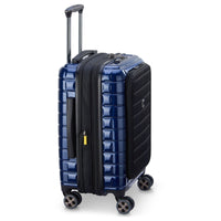 Delsey Paris Shadow 5.0 - 4-Rollen-Kabinentrolley mit Vordertasche S 55 cm erw. USB (marineblau) - Ansicht 2