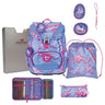 DerDieDas ErgoFlex Light Exklusiv Superflash - Schulranzen Set 5tlg. 800g (Magic Unicorn)