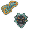DerDieDas Zubehör - Wechselbuttons 2tlg. (Dino Time)