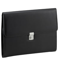D&N Easy Business Konferenzmappe feingenarbtes PU mit Organizer 36 cm (schwarz)