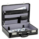 D&N Tradition Business - Aktenkoffer 45 cm erw. Leder (schwarz) - Markenkoffer