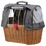 KLICKfix Doggy Basket Plus 40 - Hundefahrradkorb (Korbklip) 52 cm (brown/grey)