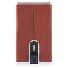 Piquadro Black Square - Kreditkartenetui 5cc 10 cm (brown)
