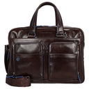 Piquadro Blue Square - Aktentasche 15" 41 cm erw. (mahogany)