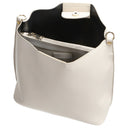 Seidenfelt Lilla Ro Midi Hobo - Schultertasche 30 cm (cream) - Ansicht 6
