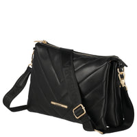 BARBARA & travelite Cozy Crossbody Bag Trio - Shoulder Bag 27 cm (black)