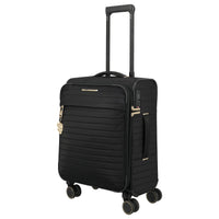 BARBARA & travelite STEPP - 4-Wheel Trolley S 55 cm Adult (Color: black)