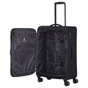 Travelite Chios - 4-Rollen-Trolley M 67 cm erw. (schwarz) - Ansicht 6