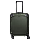 Travelite Millennium - 4-Rollen-Kabinentrolley mit Vortasche S 55 cm (pine green)