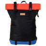 Doughnut Christopher Reborn 18 - Rolltop Rucksack 15" 45 cm (black x grapefruit)