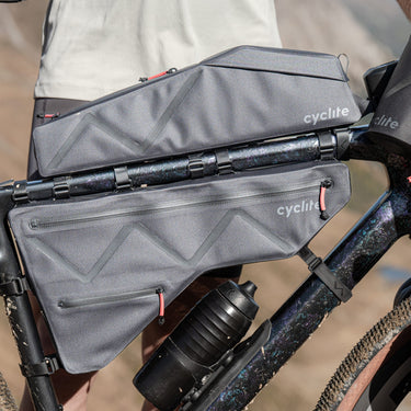Cyclite Frame Bag Large / 02 -  Rahmentasche (Bikepacking) 44 cm (black) - Ansicht 5