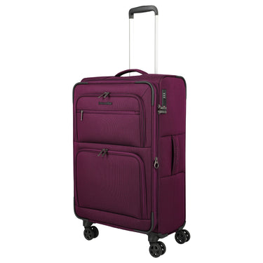 Travelite Cubis - 4-Rollen-Trolley 72 cm erw. (berry) - Ansicht 8