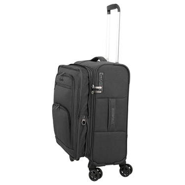 Travelite Cubis - 4-Rollen-Kabinentrolley 55 cm erw. (anthracite) - Ansicht 9