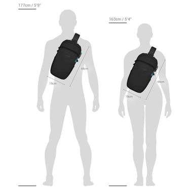 pacsafe ECO 12 Sling - Umhängetasche 44 cm RFID (black) - Ansicht 12