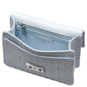 Seidenfelt Roros Tweed - Schultertasche 21 cm (sea blue tweed) - Ansicht 6