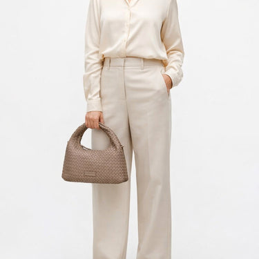 Les Visionnaires Sadie Grande Weave Silky - Henkeltasche 40 cm (cappuccino beige) - Ansicht 7