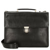 Leonhard Heyden Tradition  - Aktentasche 1 Fach Leder 15" 38 cm (schwarz)