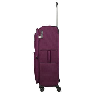 Travelite Cubis - 4-Rollen-Trolley 83 cm erw. (berry) - Ansicht 7