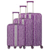 Travelite LASCANA Edition - 3-piece 4-wheel trolley set (plum)