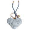 Seidenfelt Crocket Heart Charm - Pendant (sea salt blue)