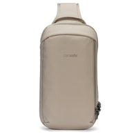 pacsafe V Tech Sling - Umhängetasche 40 cm (beige)