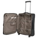 Travelite Crosslite - 2-Rollen-Kabinentrolley S 54 cm erw. (black) - Ansicht 6