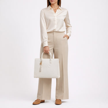 Liu Jo Halona - Henkeltasche M 32 cm (cream) - Ansicht 7