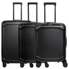 Travelite Millennium - 4-Rollen-Trolley Set 3tlg. erw. (black)
