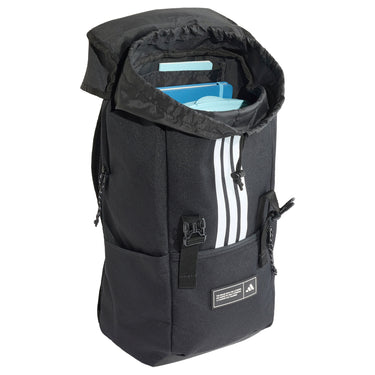 adidas 3 Stripes Flap Backpack - Rucksack 50 cm (black) - Ansicht 4