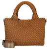 Les Visionnaires Elia Petite Neoweave - Henkeltasche 30 cm (cognac)