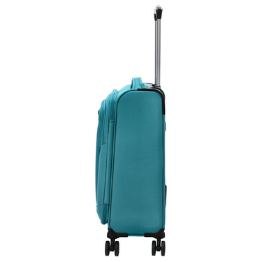 D&N Travel Line 6804 - 4-Rollen-Kabinentrolley S 55 cm (türkis, 55 cm) - Ansicht 3