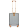 Brics Capri - 4-Wheel Cabin Trolley with Front Pocket 55 cm (silver)