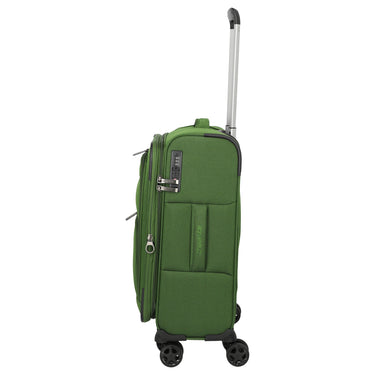 Travelite Cubis - 4-Rollen-Kabinentrolley 55 cm erw. (green) - Ansicht 7