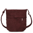 zwei Mademoiselle M45 - Schultertasche 22 cm (nubuk-bordeaux)