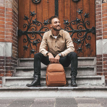 The Chesterfield Brand Austin - Rucksack 14" 39 cm (cognac) - Ansicht 5