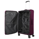 Travelite Cubis - 4-Rollen-Trolley 83 cm erw. (berry) - Ansicht 4