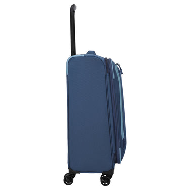 Travelite Corsiica - 4-Rollen-Trolley M 67 cm erw. (blue) - Ansicht 3