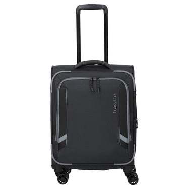 Travelite Corsiica - 4-Rollen-Kabinentrolley S 55 cm erw. (black) - Ansicht 2