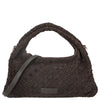 Les Visionnaires Sadie Weave Cozy - Shoulder Bag 39 cm (dark brown)