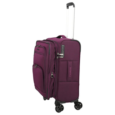Travelite Cubis - 4-Rollen-Kabinentrolley 55 cm erw. (berry) - Ansicht 9