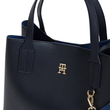 Tommy Hilfiger Icon Mini Satchel - Henkeltasche 28 cm (space blue) - Ansicht 4